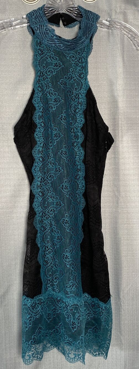 chinese dress ladies Free People FP One Floral Crochet Lace Halter Mini Bodycon Dress