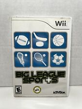 Big League SPORTS (WII, 2008) with Case and Manual Good Condition!