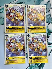 4x Kyubimon BT17-032 C (Playset) Digimon CCG | Secret Crisis NM