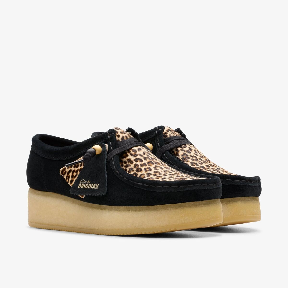 Clarks Originals Women's Wallacraft Bee Leopard Print Combi Clarks Originals Women's Wallacraft Bee Leopard Print Combi