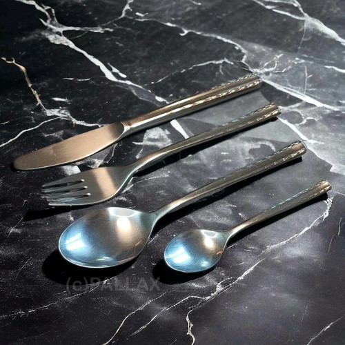 P&S 18/10 PRINCE STAINLESS STEEL CUTLERY 24 PIECE FOR 6 PEOPLE 1970S - Picture 3 of 4