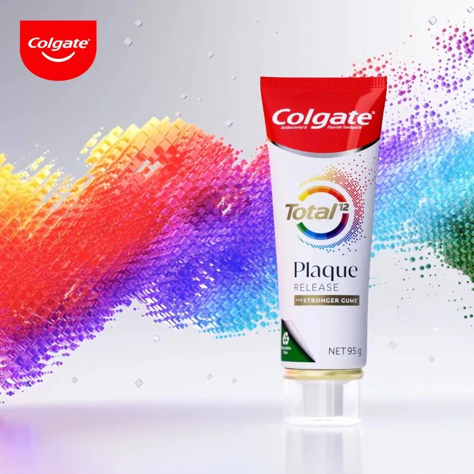 Colgate Total Plaque Release 3x Gum Care, Stronger Gum Toothpaste - Image 2 of 4