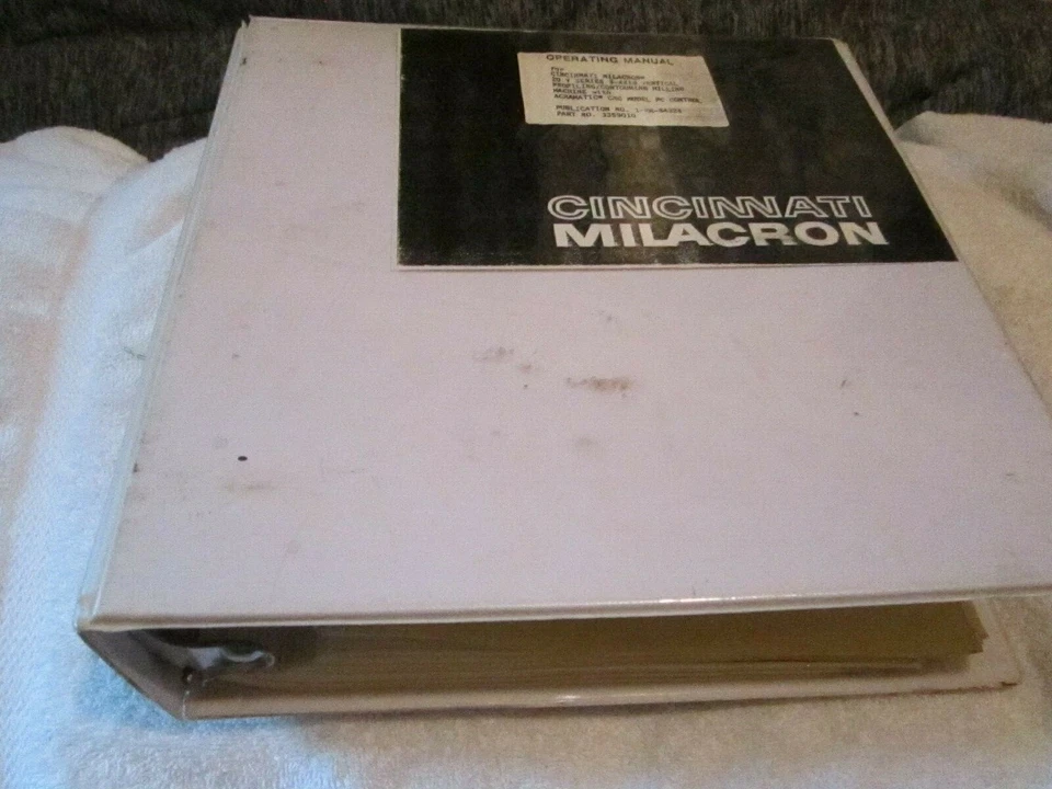Cincinnati Milacron Service Operating Manual 20 V Series 5 Axis Milling Machine - Image 4 of 4