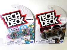 Tech Deck Finger Boards Lot 2pc SK8MAFIA & ZERO Tech Skateboards Toys Skater BN