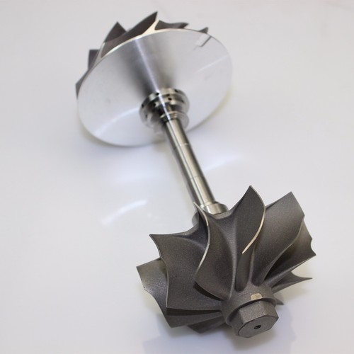Conjunto de rotor de rueda de turbina INCONEL 94-97 Ford 7,3 L Powerstroke TP38 60/80 - Imagen 4 de 10