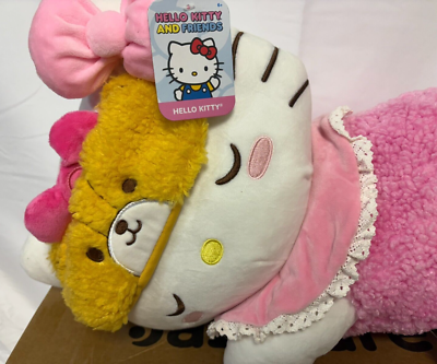 Hello Kitty 18 Inch Sleeping Plush (Sherpa) for Sanrio by Jazwares