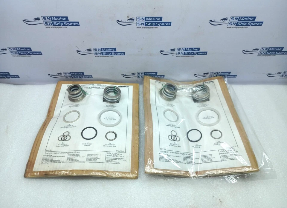 Binks 0115-010303 FX12 PTFE/UHMW Packing Seal Kit - Image 4 of 4