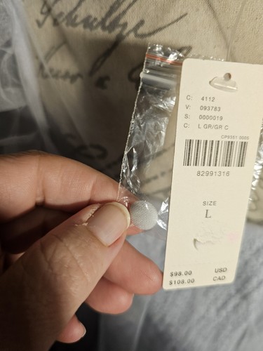 Anthropologie Top Größe Large neu mit Etikett hellblau Tüll Puffärmel - Bild 8 von 12