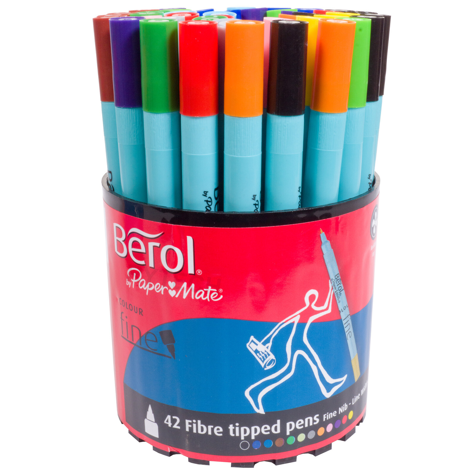 Berol Assorted Colour Broad Or Fine Pens Colouring Art Drawing Writing
