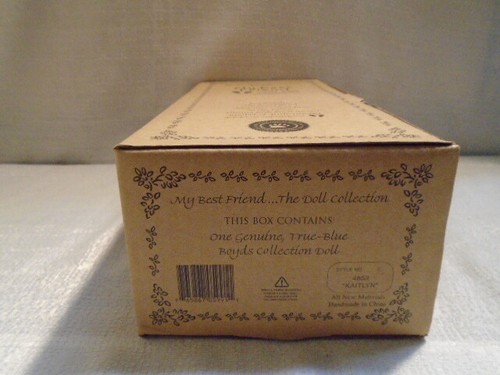 2004 Boyds Bear My Best Friend Kaitlyn Snuffle Make Us Feel Better Doll 4852 - Picture 6 of 7