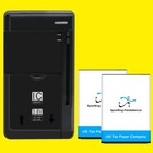 Large Power 2x 1550mAh Battery Desktop Charger f At&T Cingular Flex Ea211101 Usa