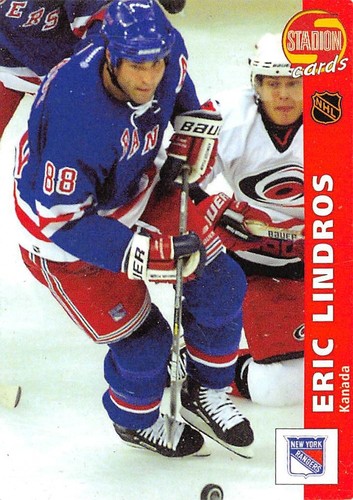 2001 Czech Stadion #236 Eric Lindros ** NY Rangers ** - Foto 1 di 2