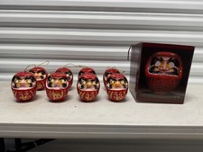 Daruma Traditional Japanese Doll for Good Luck and Business Success 11cm Red
