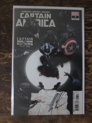 Captain America #7 Alex Ross Signed COA Captain of Nothing Part One Coates Comic