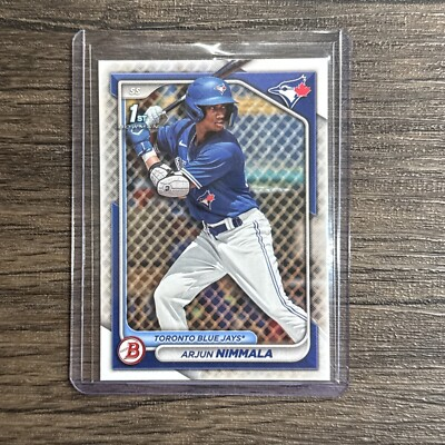 #ad 2024 Bowman ARJUN NIMMALA 1ST BOWMAN #BP 142 Blue Jays $0.99
