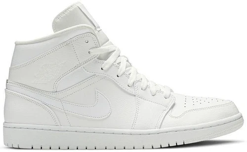 Jordan 1 Mid Triple White 2019 - 554724-129