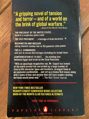 Thirty-Four East by Alfred Coppel (1974) VERY GOOD SEE PICS