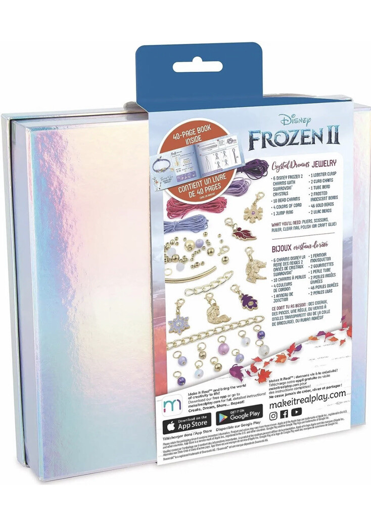Disney Frozen 2 Crystal Dreams 77 PCS Make It Real Jewelry Charms