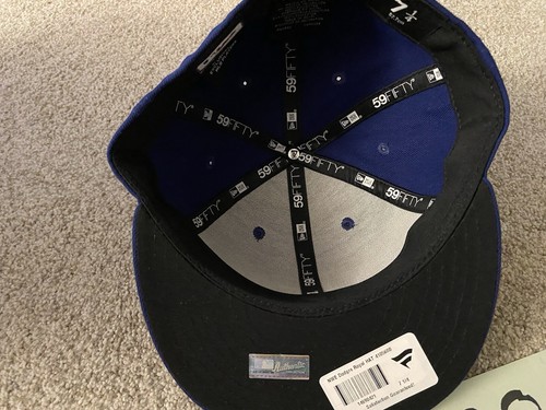 2020 MLB World Series Dodgers Fitted Hat New Era 59FIFTY On Field OG 7 1/4 - Picture 4 of 5