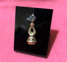 ancien sceau / cachet de cire or 18 carats tête d'aigle XIX chatelaine intaille