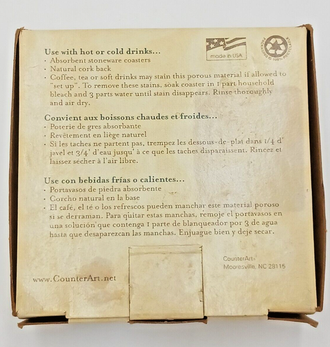 Juego de 4 montañas rusas absorbentes de Halloween de contraarte - Imagen 2 de 3
