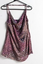 Prettylittlethings Womens Strappy Shift Dress Purple - Size 10 (I47) NEW