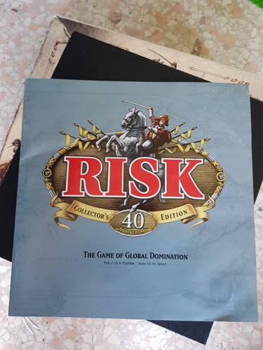 RISK COLLECTOR'S 40TH EDITION - CON SEGNALINI E DADI NON ORIGINALI - VEDI FOTO - Picture 4 of 9
