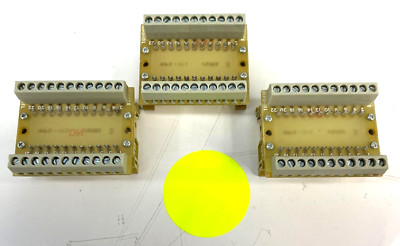 LUTZE CIRCUIT RESISTOR BOARD CARD MPS-11L TERMINAL BLOCK ***LOT OF 3***