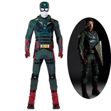 Disfraz de niño soldado de la temporada 3 de The Boys traje con disfraces capa marrón