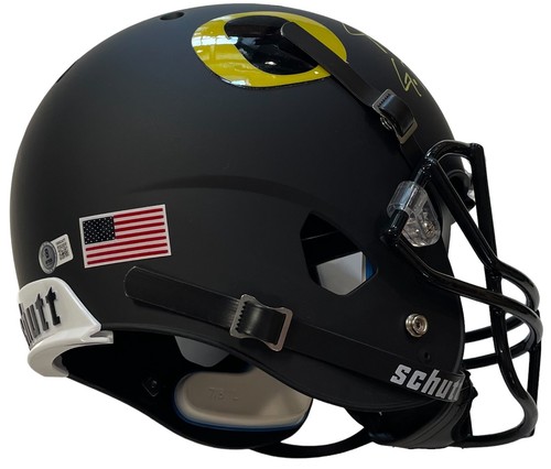 Joey Harrington Signed & Inscribed OREGON DUCKS Full Size Helmet BAS WITNESS COA - Picture 3 of 4