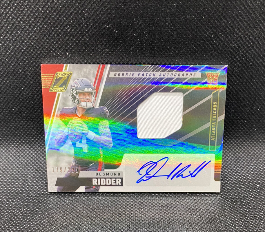 2022 Zenith Desmond Ridder RPA /299 Falcons RC