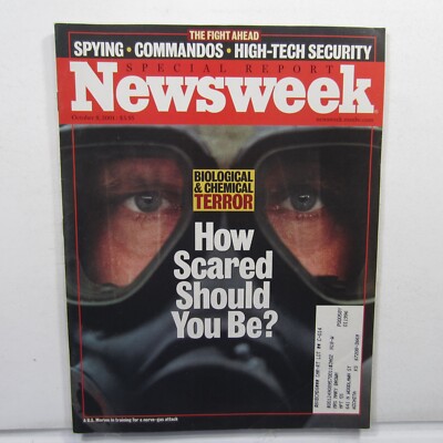 Newsweek Oct 08, 2001 Biological and Chemical Terror, Spying, Commandos