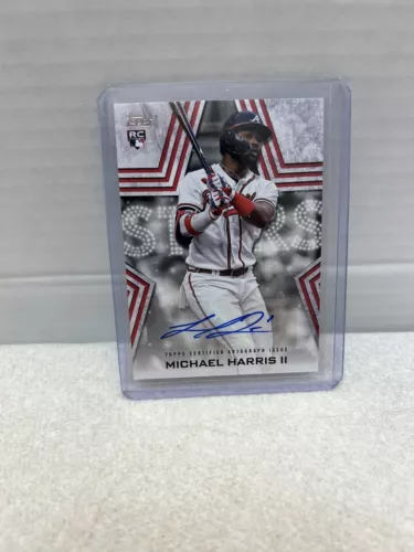 2023 Topps Baseball Autograph Card Michael Harris 2nd. BSA-MH