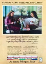 1979 General Foods International Coffees PRINT AD Actress Carol Lawrence