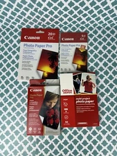 Canon Photo Paper Pro Super Glossy PR-101 4x6 Inkjet Photo Paper 145 sheets lot