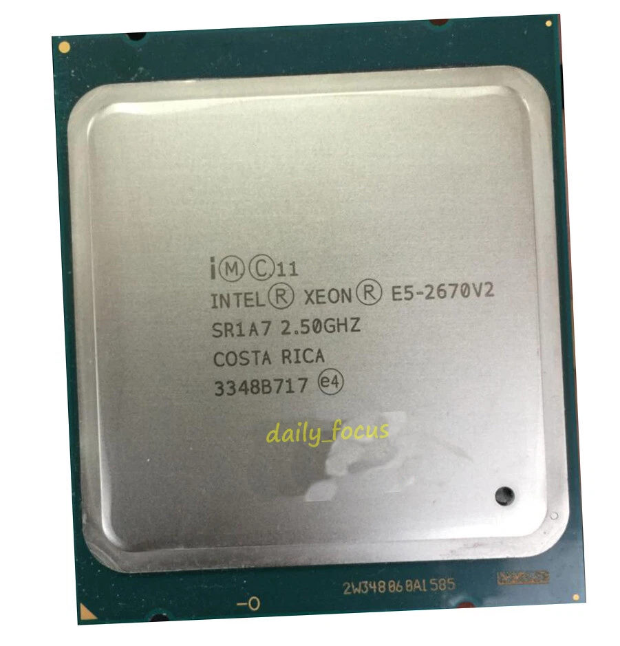 Intel Xeon E5-2670 V2 2.5 GHz 10 cores 25 MB SR1A7 LGA 2011 Processor CPU - Image 4 of 4