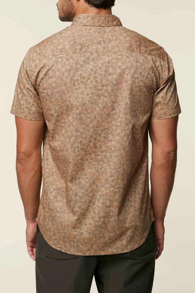 O'Neill Men's S/S Button-Up Shirt STRUCTURE - BRN - XXLarge - NWT  - Image 2 of 2