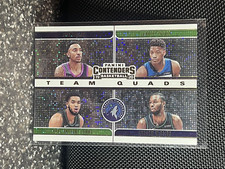2019-20 Contenders Team Quads Teague,Culver,Towns,Wiggins #18 Free Shipping 