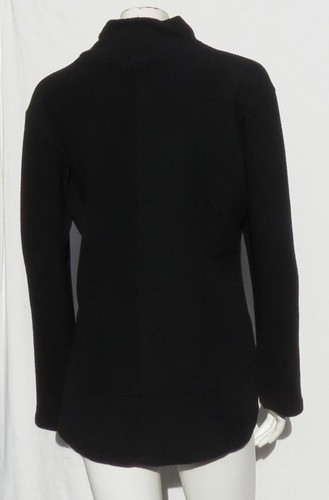 Maglione pullover RBK REEBOK US donna L nero maglia testurizzata maniche lunghe finto collo - Foto 6 di 6