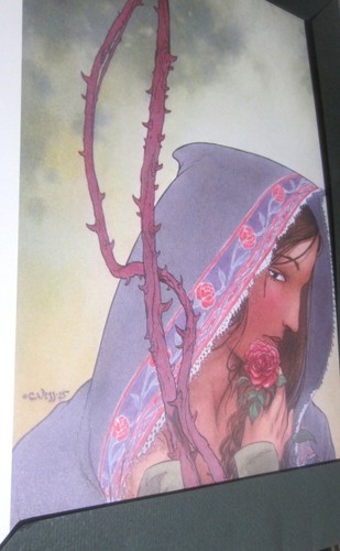 "Cartera CHARLES VESS, Libro de Baladas y Sagas Ltd Firmado 1351 de 1500, 9x12" - Imagen 3 de 10