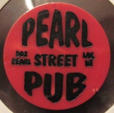 Vintage Pearl Street Pub Lacrosse, WI Red Plastic Trade Token - Wisconsin