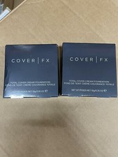 Pack of 2 Cover FX Total Cover Cream Foundation, 0.35 Oz NIB Free Shipping