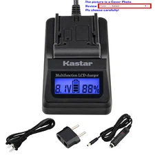 Kastar Battery LCD Fast Charger for Canon BP-970G BP945 Canon XF100 XF105 XF200