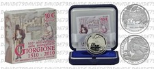 ITALIAN REPUBLIC - 10 EURO 2010 - 500TH YEAR DISAPPEARANCE OF GIORGIONE - PROOF