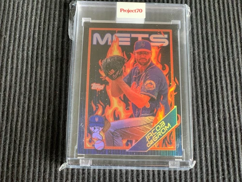2022 TOPPS PROJECT 70 #800 JACOB DEGROM / SKET ONE *FOIL #66/70*  METS