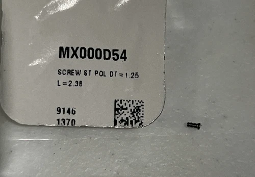 Cartier One Back Screw Panthere Santos 1284 2740 1120 Authentic New MX000D54 1pc