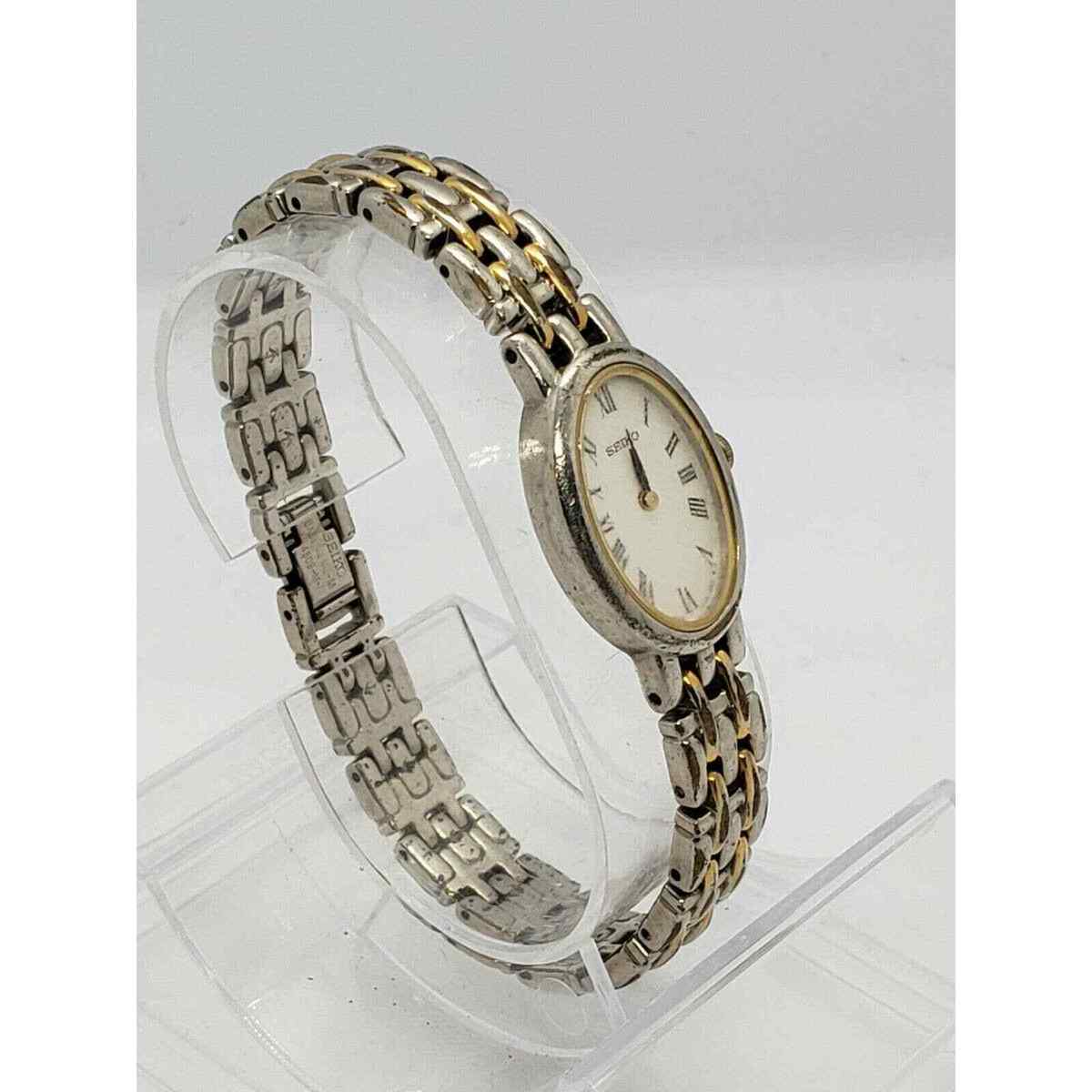 Seiko V400-1029 Two Tone Quartz Analog Ladies Watch | eBay Seiko V400-1029 Two Tone Quartz Analog Ladies Watch | eBay