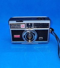 Vintage Kodak Instamatic 304 Black  Silver Compact Camera