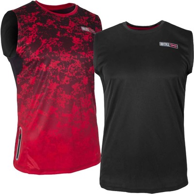 Bad Boy Herren Tank Top X-Train S-2XL Schwarz Rot T-Shirt MMA Fitness Training