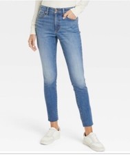 Women  s Universal Thread Ultra Soft High Rise Skinny Jeans Medium Wash 00 NEW 